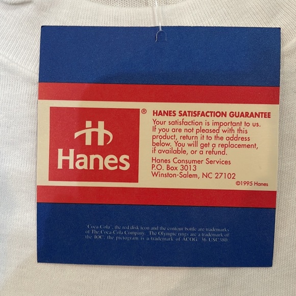 1996 Olympic Puff Snap Back Baseball Cap NWT Olympic 1996 Coca Cola T Shirt NWT - Picture 4 of 16